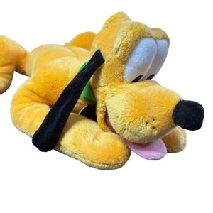 Disney Pluto Plush Stuffed‎ Animal Dog Toy If Found Return to Mickey Mouse